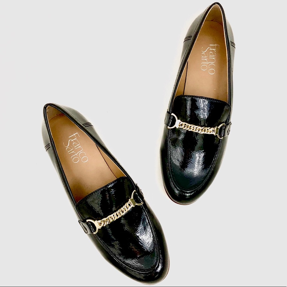 [Franco Sarto] New in Box - Black Patent Loafers
